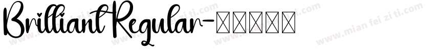 Brilliant Regular字体转换